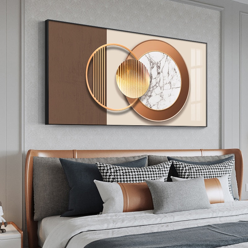 Abstract geometric Luxury wall Poster