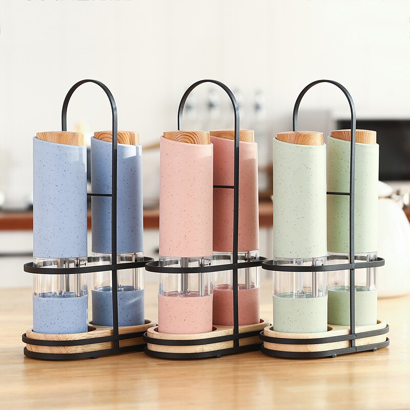 Electric Salt Pepper Grinder Set