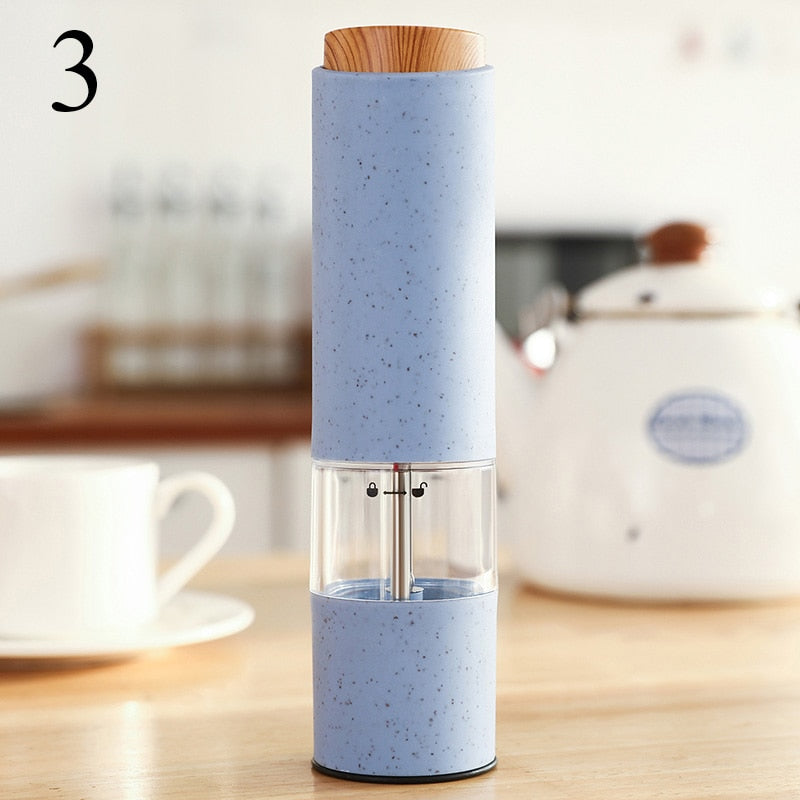 Electric Salt Pepper Grinder Set