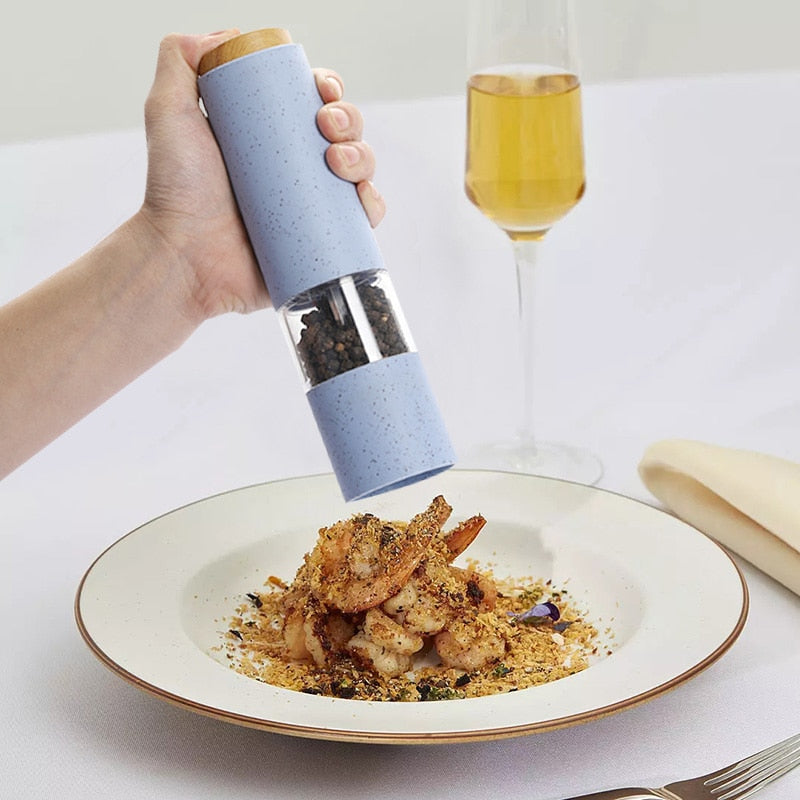Electric Salt Pepper Grinder Set