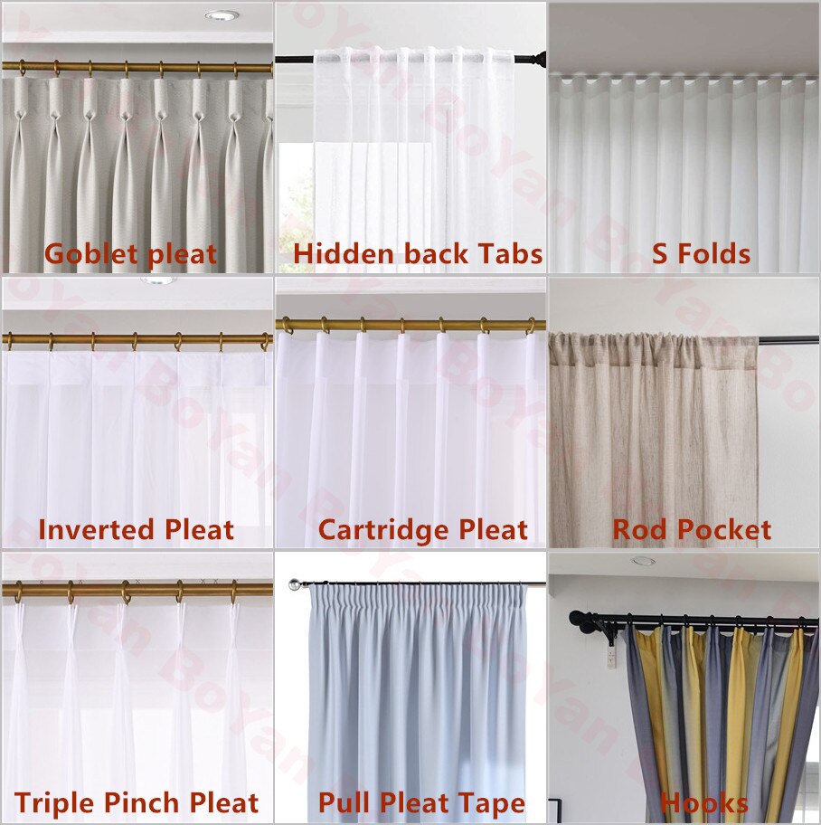 White Tulle Curtains for Living Room