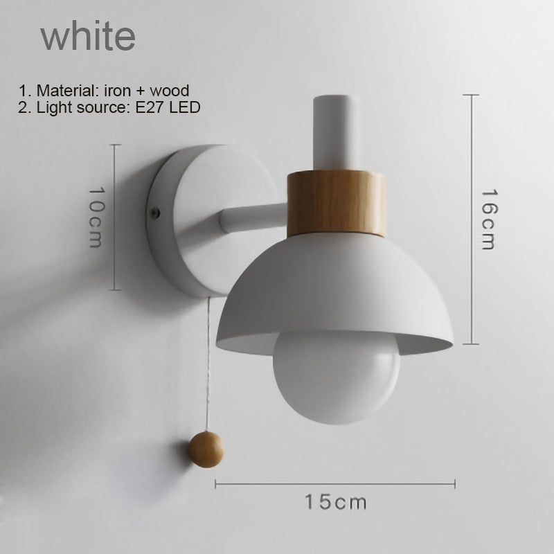 Bedside LED wall lamp