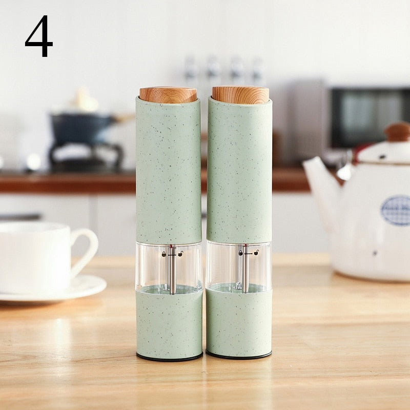 Electric Salt Pepper Grinder Set