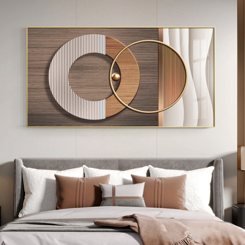 Abstract geometric Luxury wall Poster