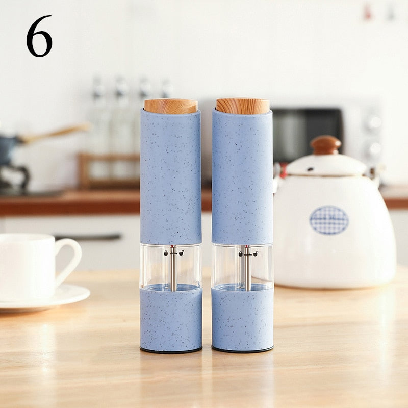 Electric Salt Pepper Grinder Set