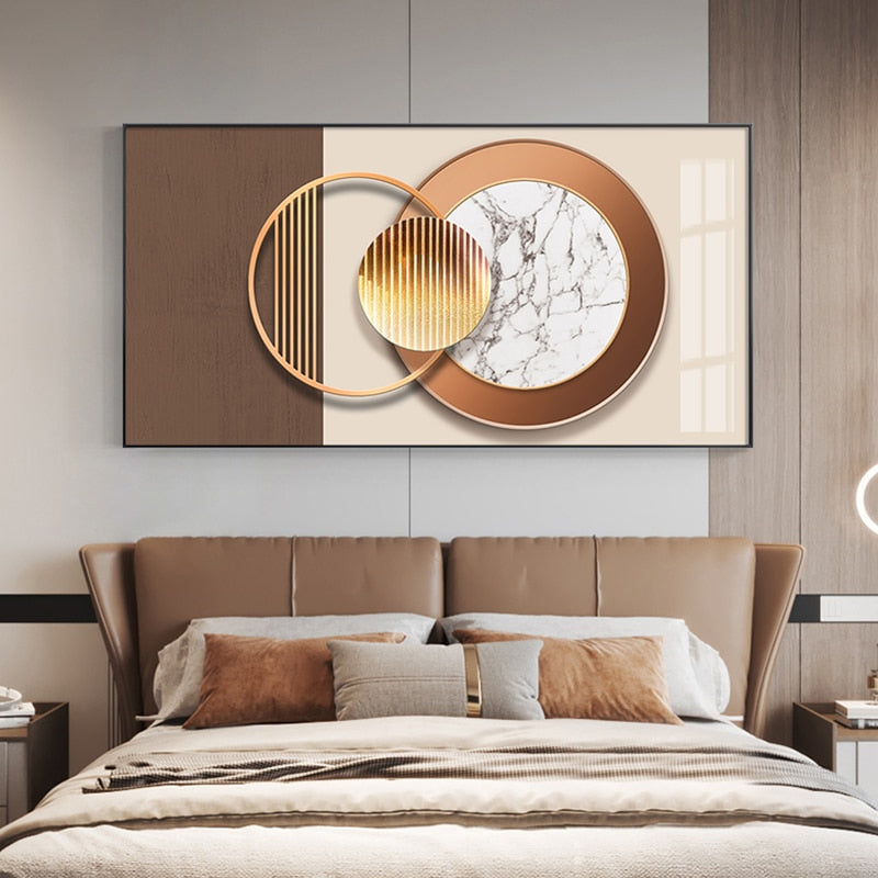 Abstract geometric Luxury wall Poster