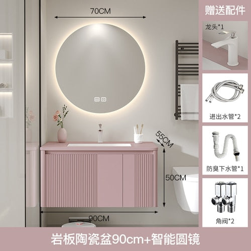 Bathroom Mirror Cabinet Set