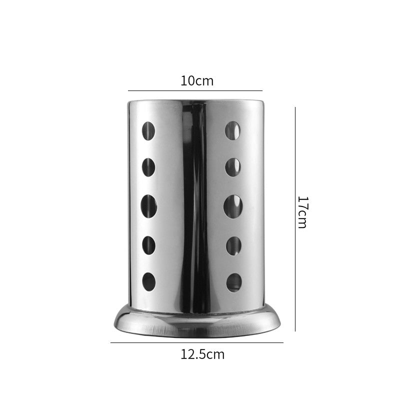 Stainless Steel Golden Chopstick Rack Basket