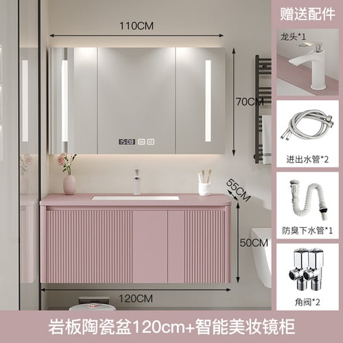 Bathroom Mirror Cabinet Set