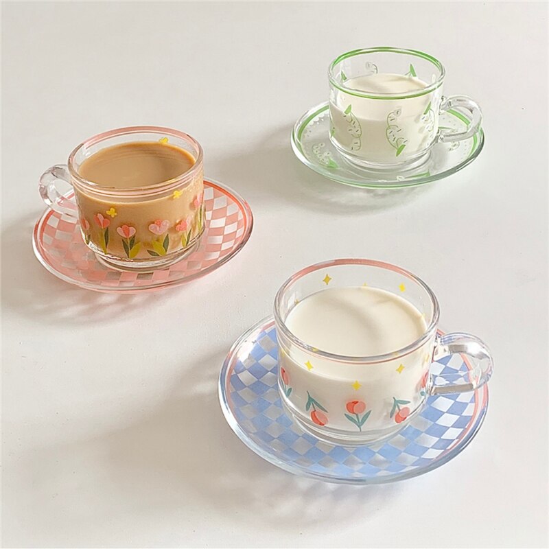 Creative Coffee Cup Saucer Set