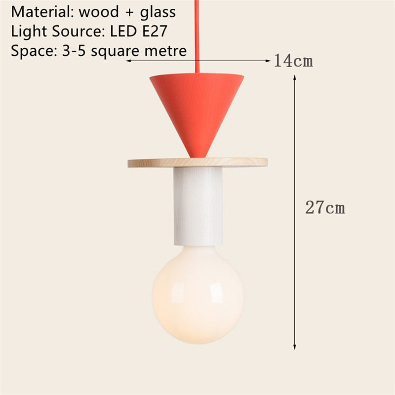 Wood Decorative Hanglamp Cord