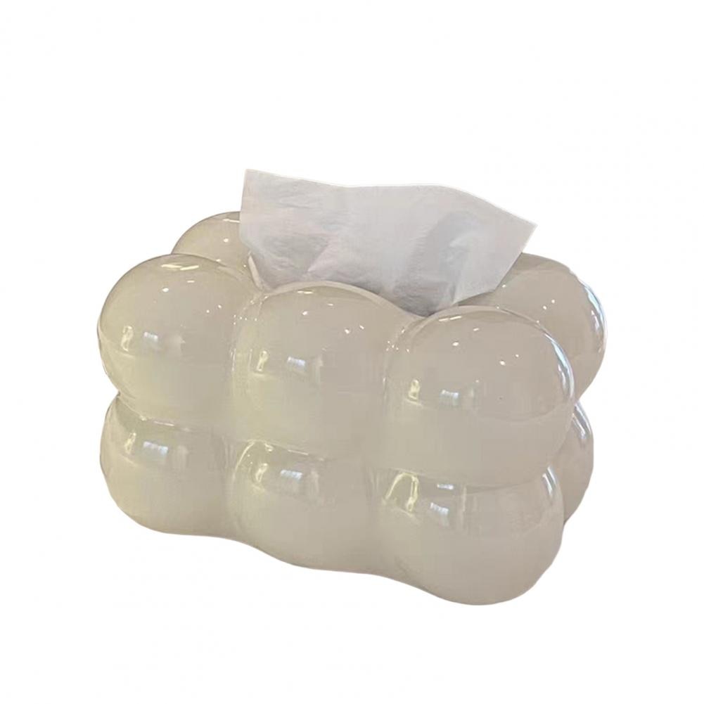 Marshmallow Ceramic Tissue Box