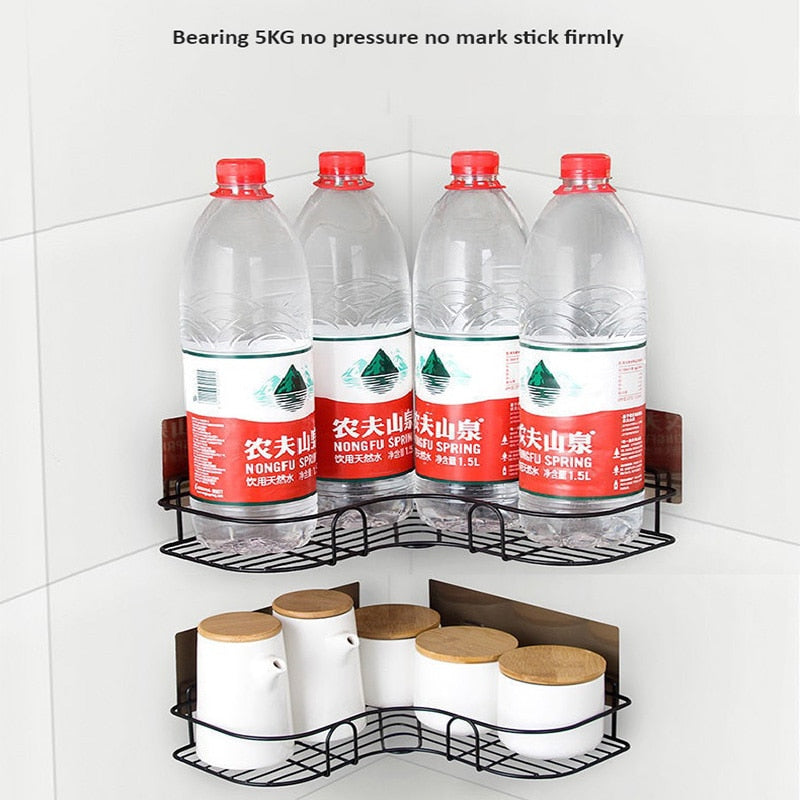 Iron Shower Shelves