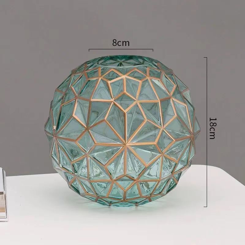 Nordic Glass Vase For Living Room