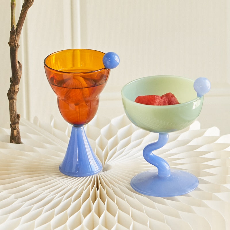 Handmade Glass Wine Glass