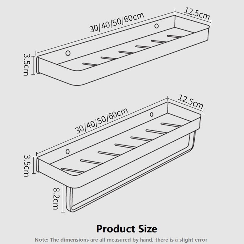 No Drill Organizer Shower Storage Rack