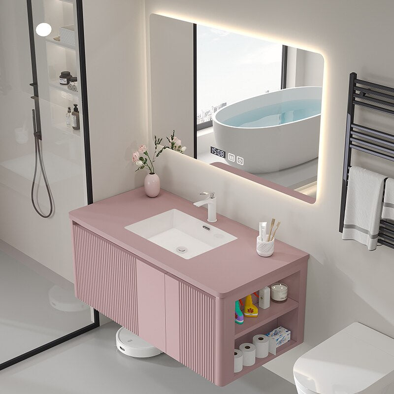Bathroom Mirror Cabinet Set