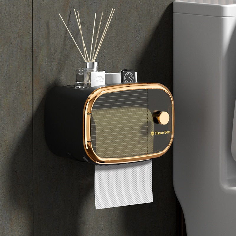 Light Luxury Bathroom Tissue Box