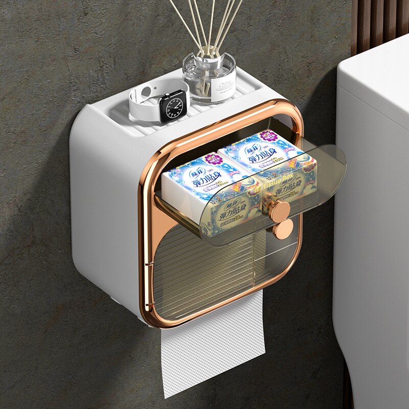 Light Luxury Bathroom Tissue Box