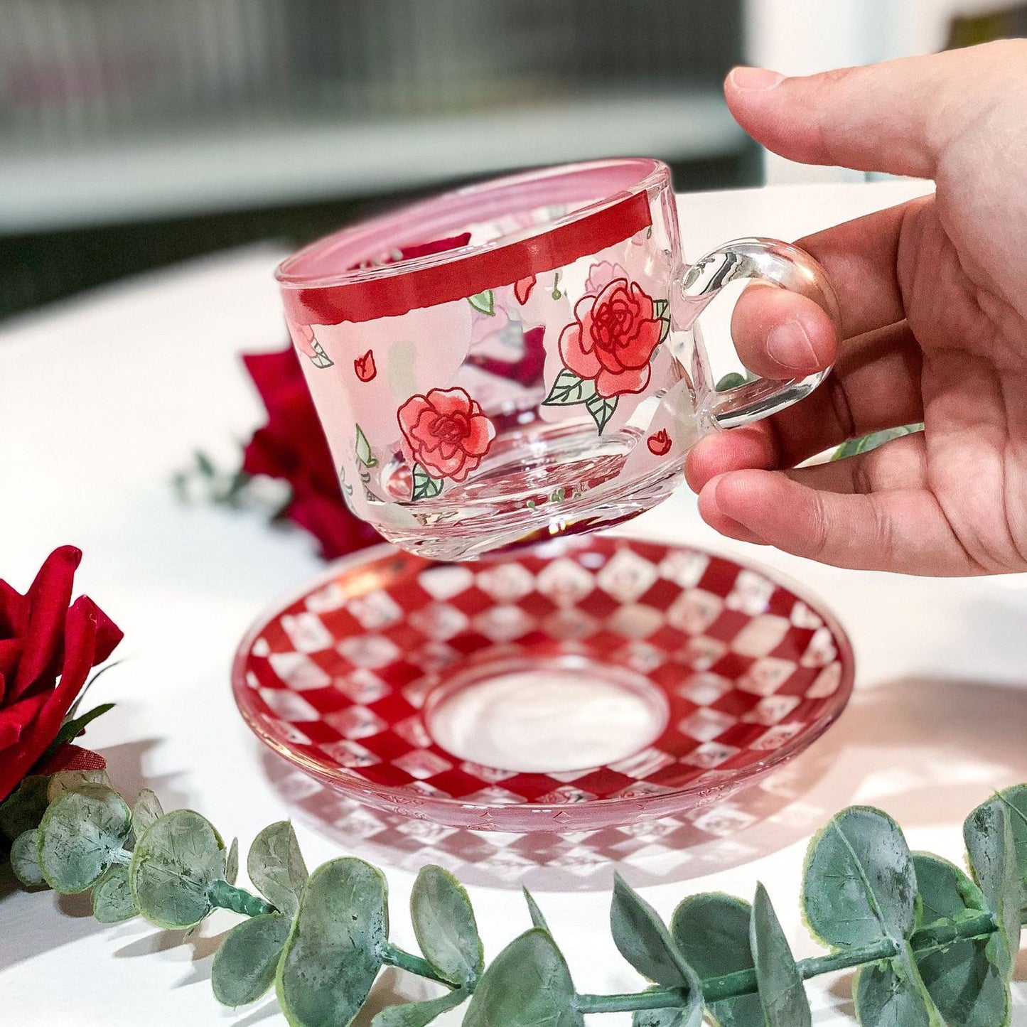 Creative Coffee Cup Saucer Set