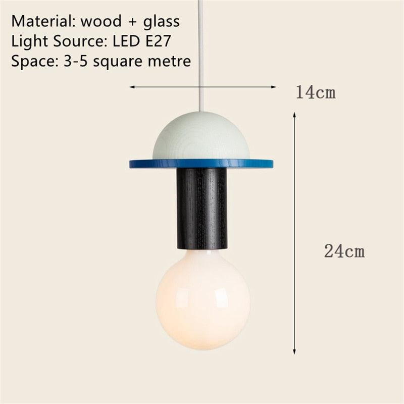 Wood Decorative Hanglamp Cord