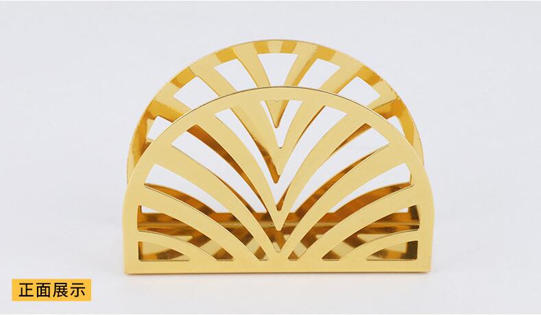 Creative Swan Design Golden Napkin Holder