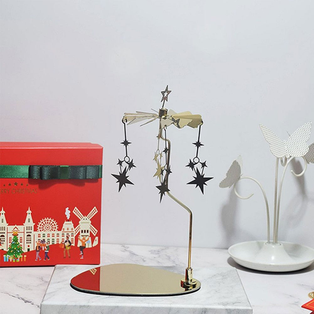 Gold Rotating candlesticks