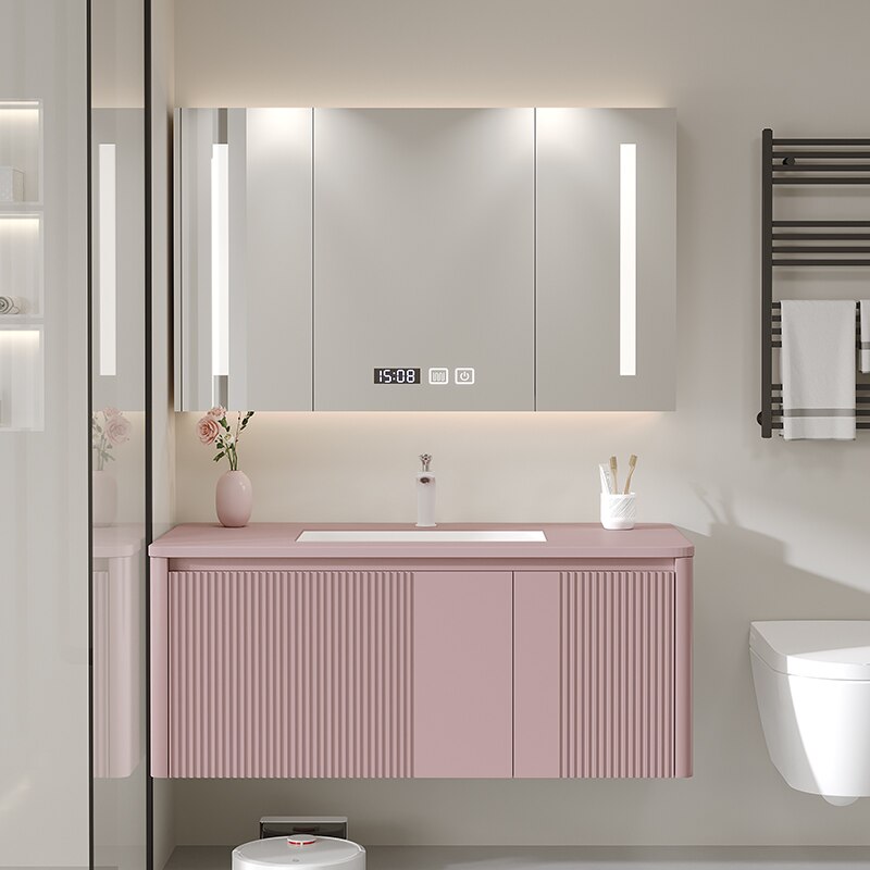 Bathroom Mirror Cabinet Set