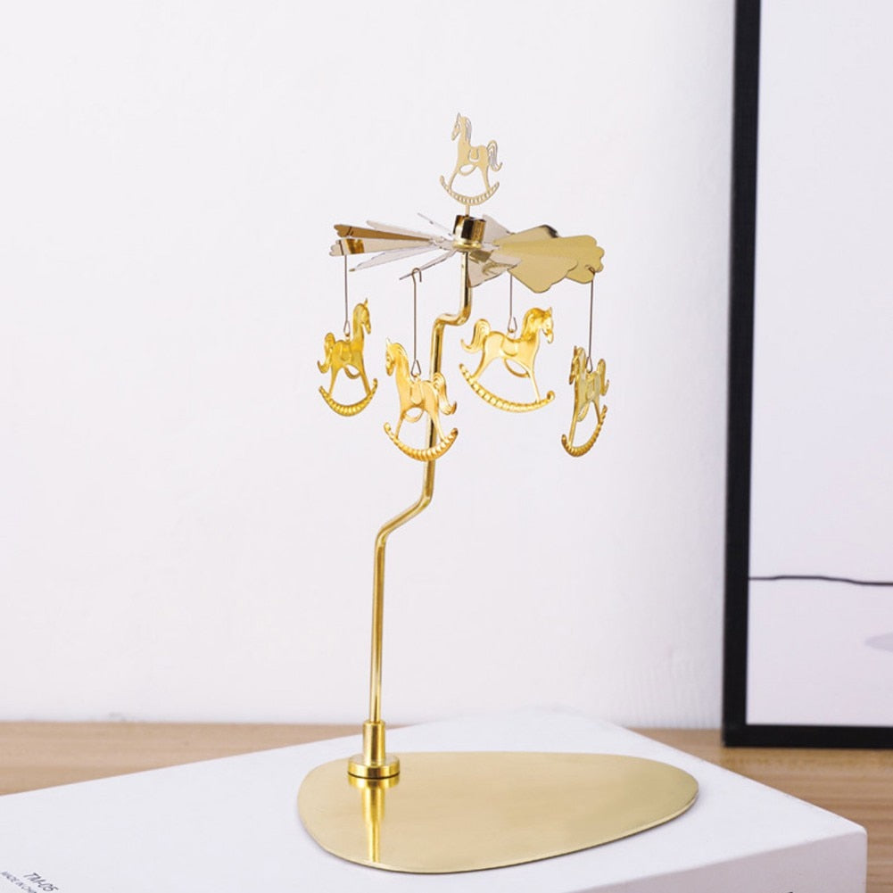 Gold Rotating candlesticks