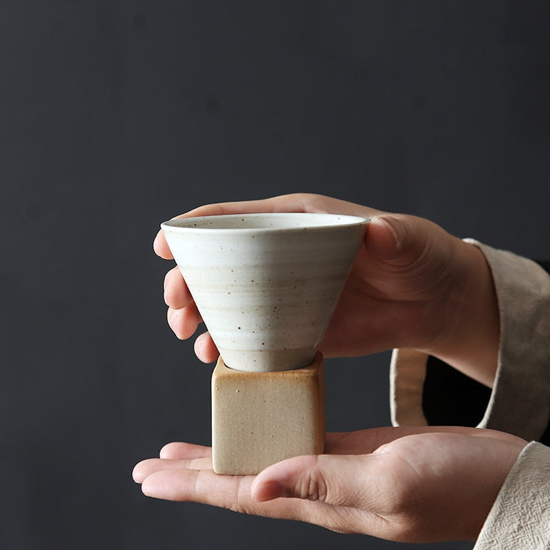 Retro Ceramic Coffee Cup