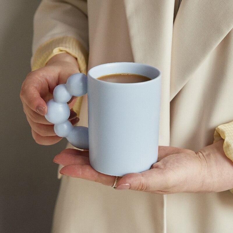 Ceramic Creative Coffee Cup with tray
