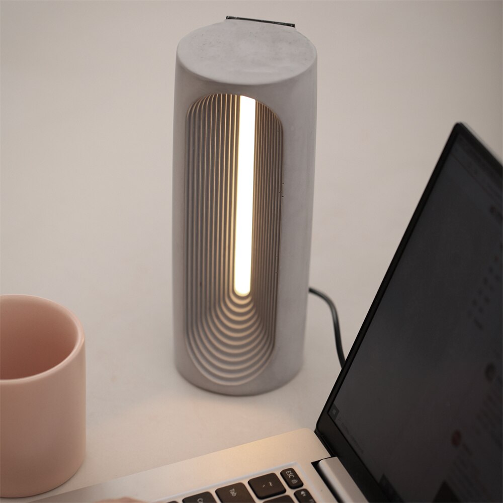 DIY Handmade Cement Light