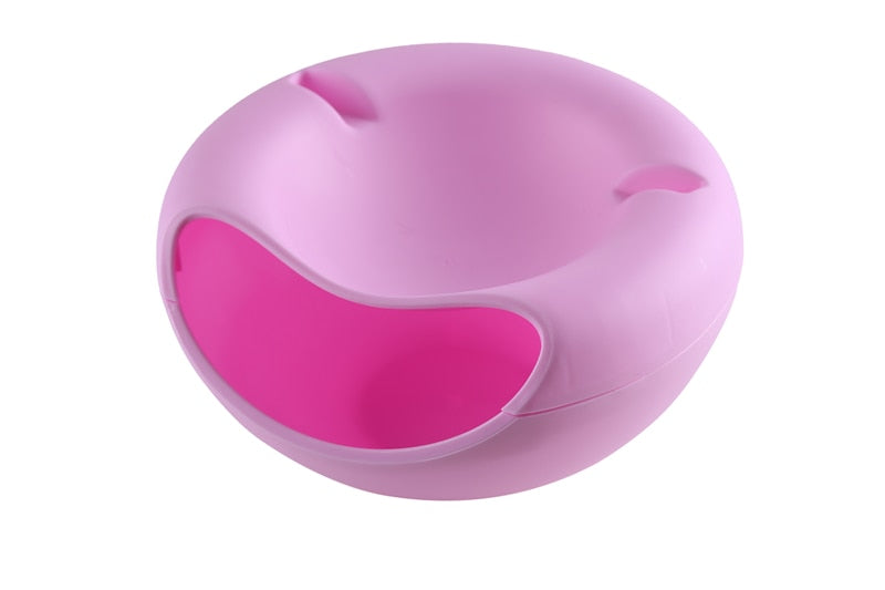 Double Layer Creative Snack Storage  Bowl