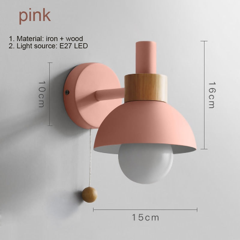 Bedside LED wall lamp