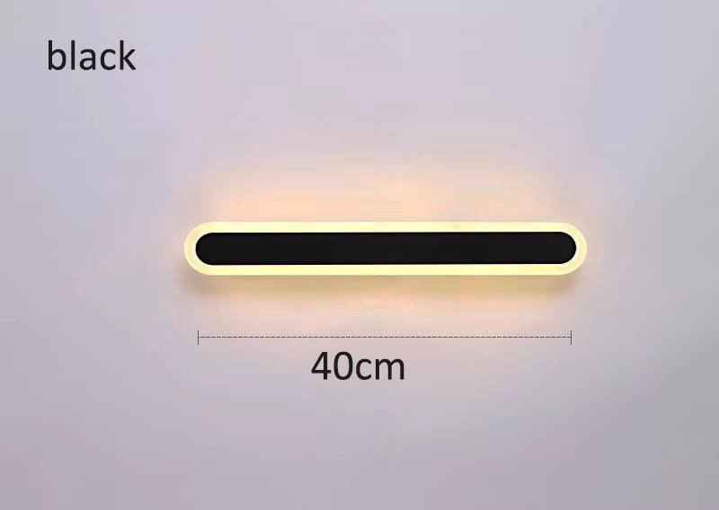 Simple modern line LED wall lamp