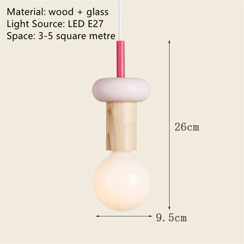 Wood Decorative Hanglamp Cord