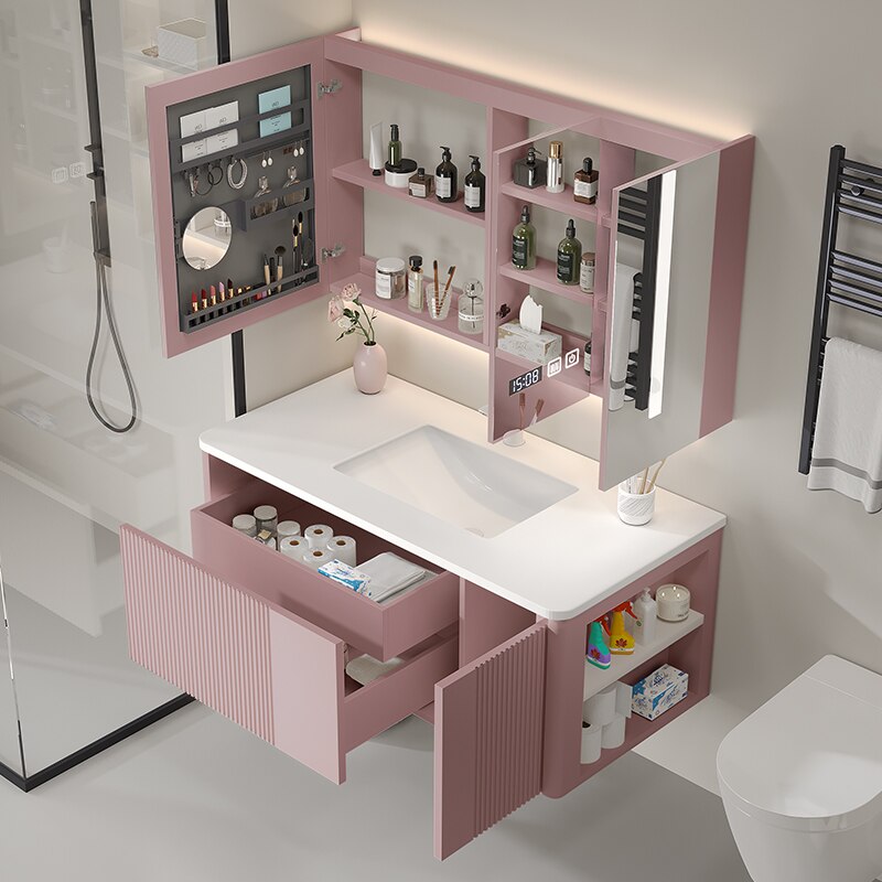 Bathroom  Mirror Cabinet Set