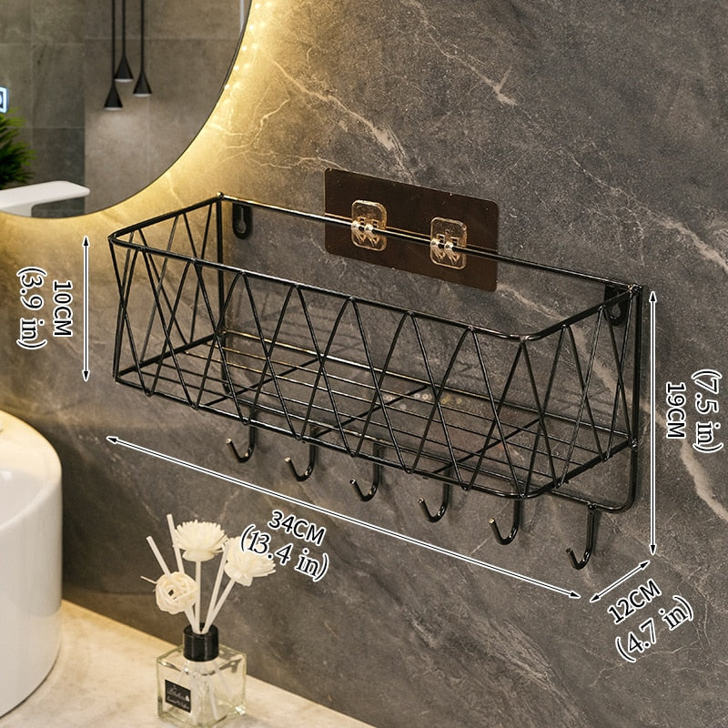 Luxury Gold Bathroom Shelf