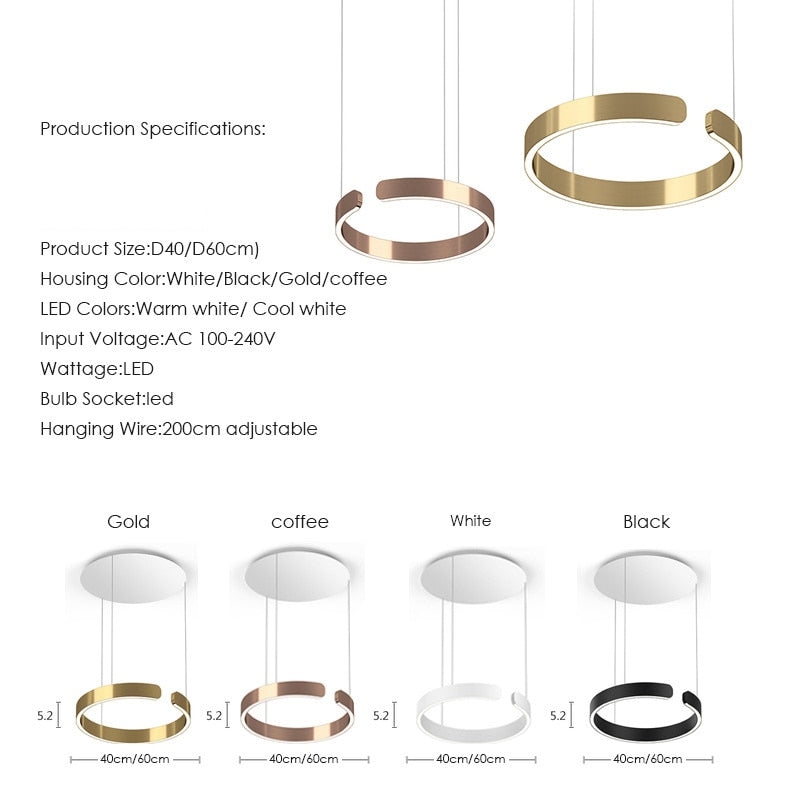 Induction Dimming Pendant Light