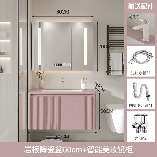 Bathroom  Mirror Cabinet Set