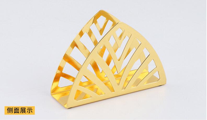 Creative Swan Design Golden Napkin Holder