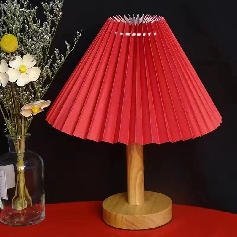 Nordic Pleated Table Lamp