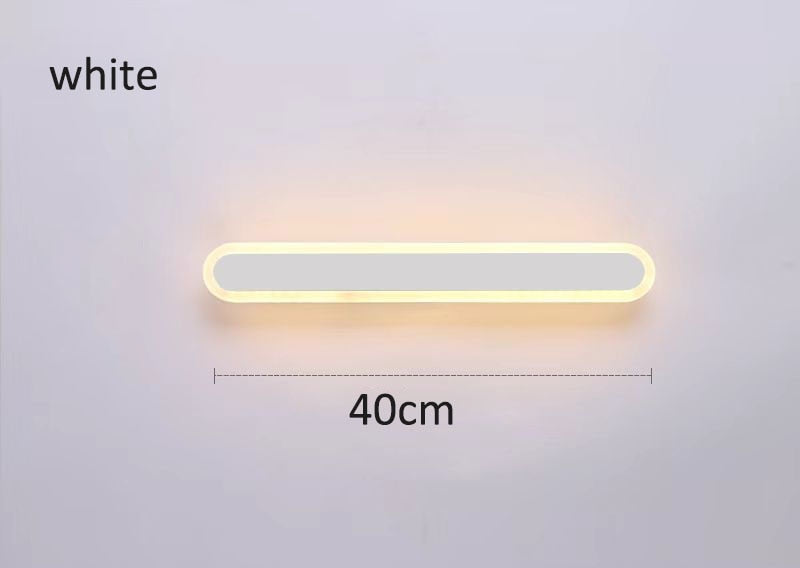 Simple modern line LED wall lamp