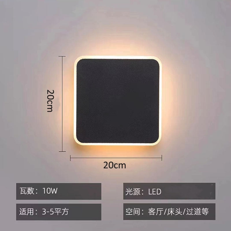 LED touch wall lamp