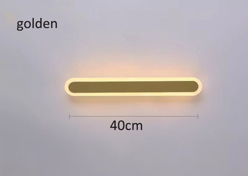Simple modern line LED wall lamp