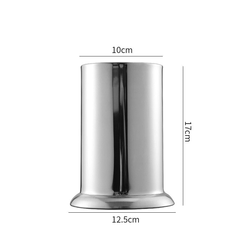Stainless Steel Golden Chopstick Rack Basket