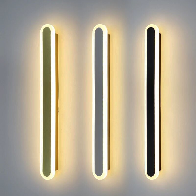 Simple modern line LED wall lamp