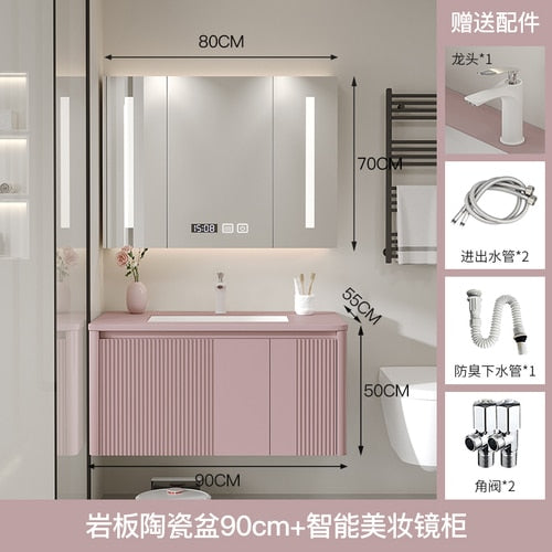 Bathroom  Mirror Cabinet Set