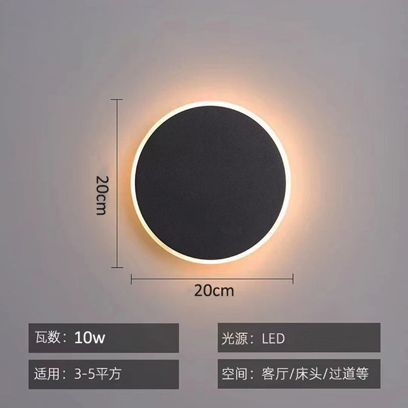 LED touch wall lamp