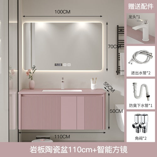 Bathroom  Mirror Cabinet Set
